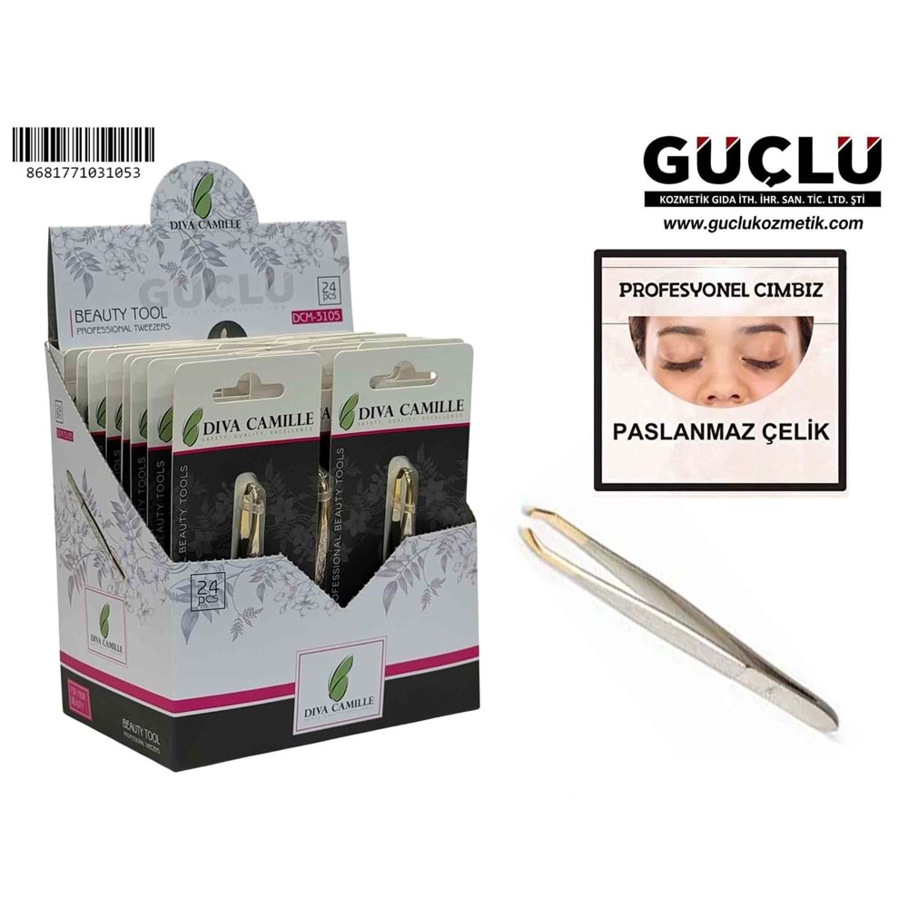 DİVA CAMİLLE CIMBIZ DÜZ AĞIZ SOFT DCM-3105*48Lİ