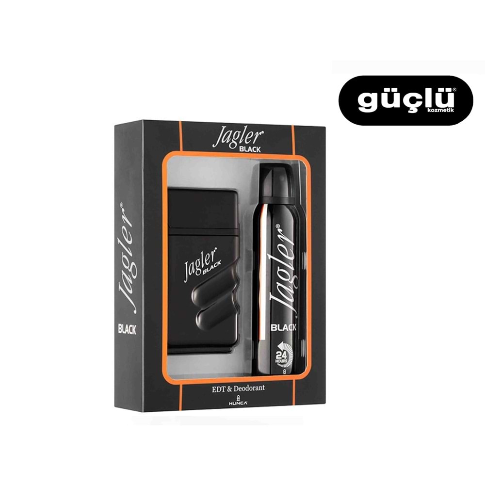JAGLER GİF SET PARFÜM ERK EDT90+150ML DEO BLACK