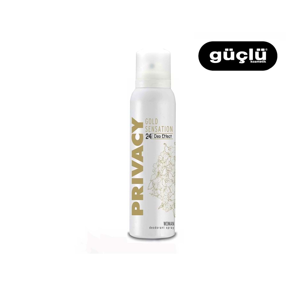 PRIVACY DEO WOMEN 150ML GOLD SESATION*6LI