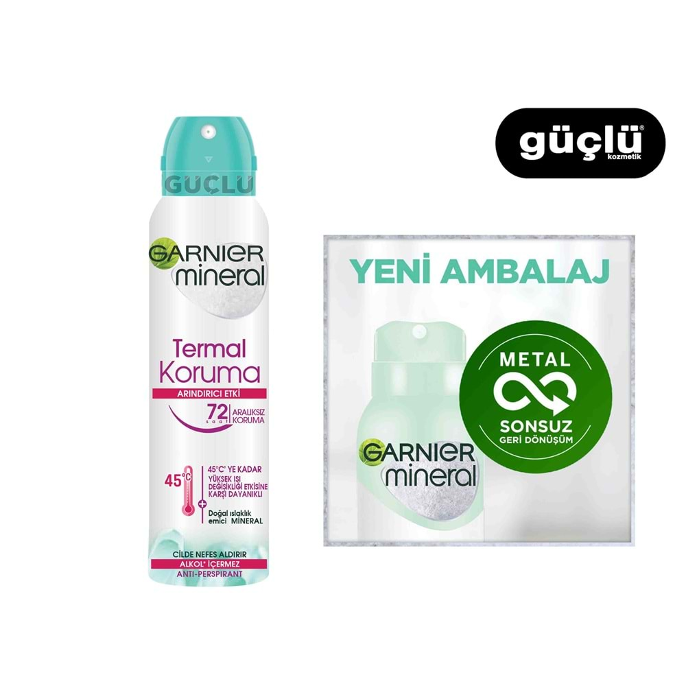 GARNİER DEO 150ML KDN TERMAL KORUMA*6LI