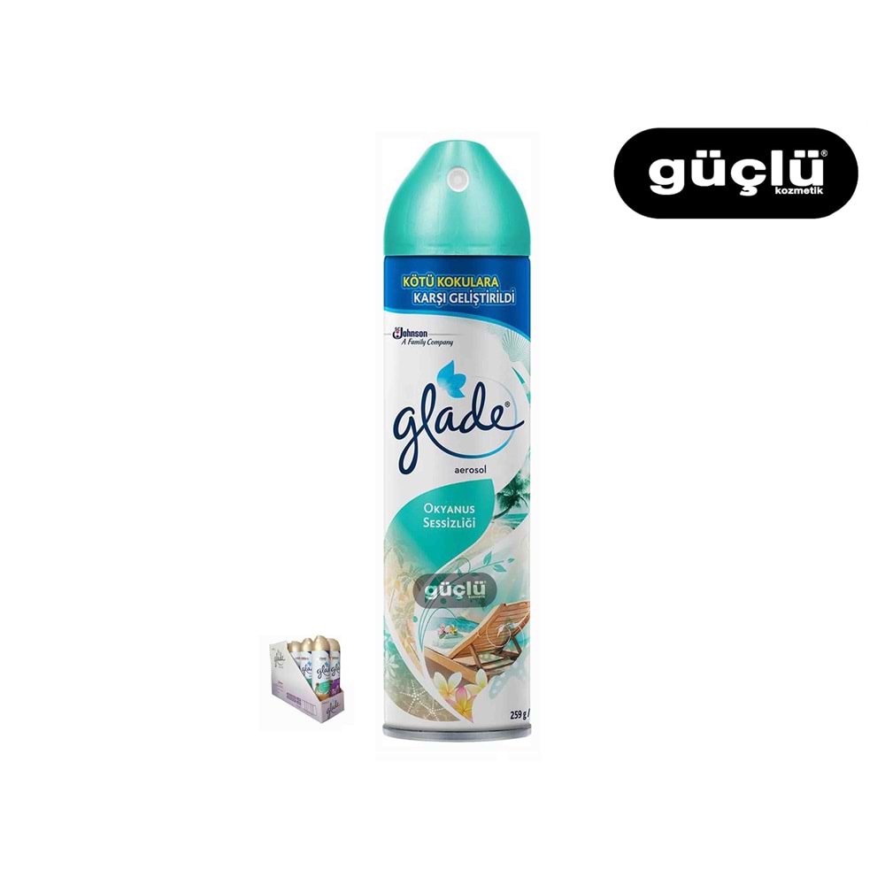 GLADE AEROSOL ODA KOKUSU 300ML OKYANUS SESSİZLİĞİ *12Lİ