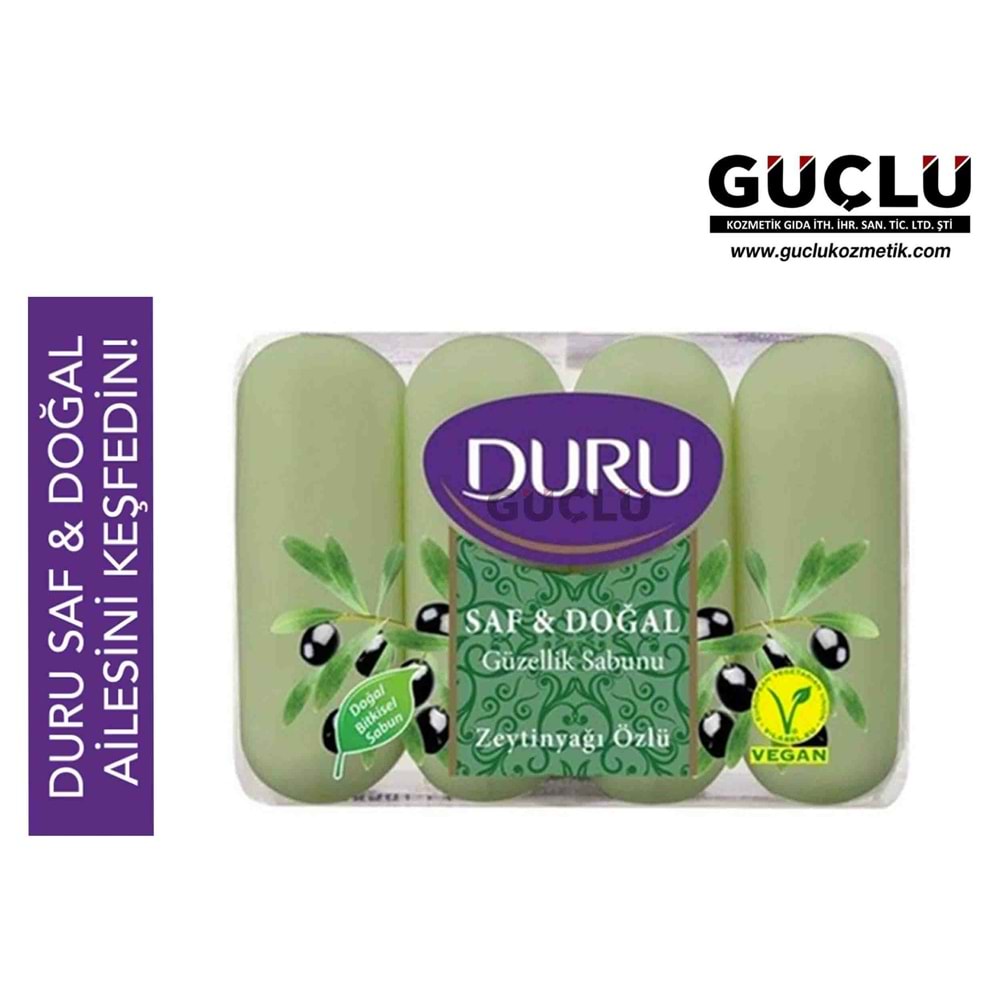 DURU SABUN SAF&DOĞAL 280GR ZEYTİNYAĞLI*24LÜ