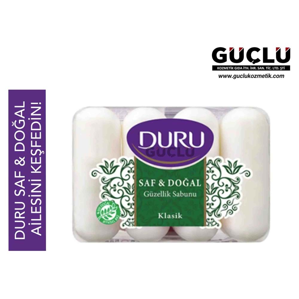 DURU SABUN SAF&DOĞAL 280GR KLASİK*24LÜ