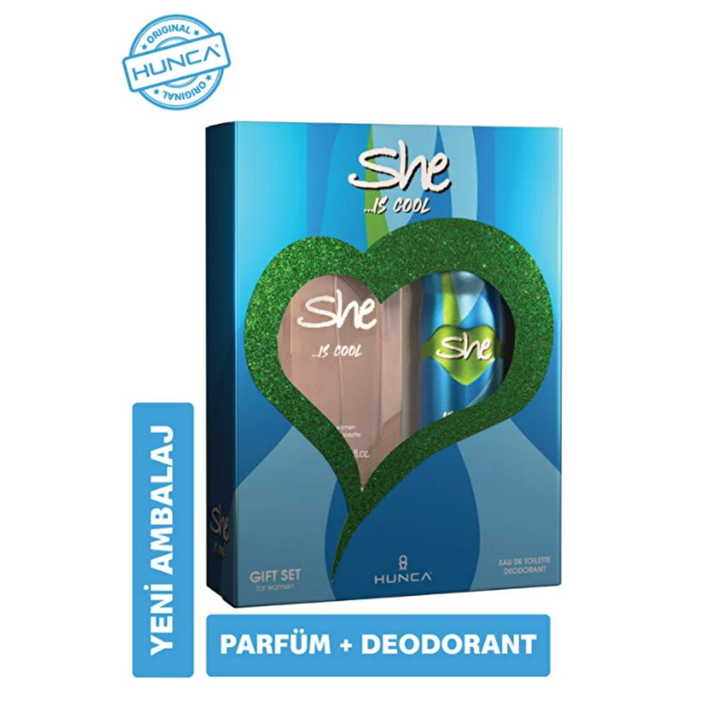 SHE SET PARFÜM 50ML+150ML IS COOL