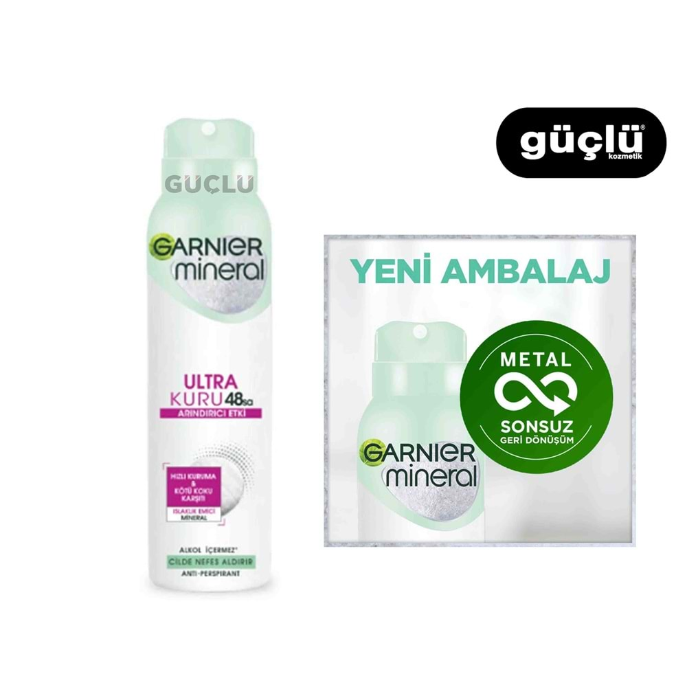 GARNİER DEO 150ML KDN ULTRA KURU*6LI