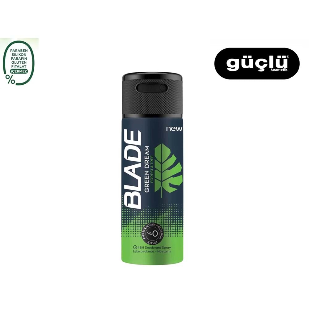 BLADE DEO 150ML GREEN DREAM*6LI