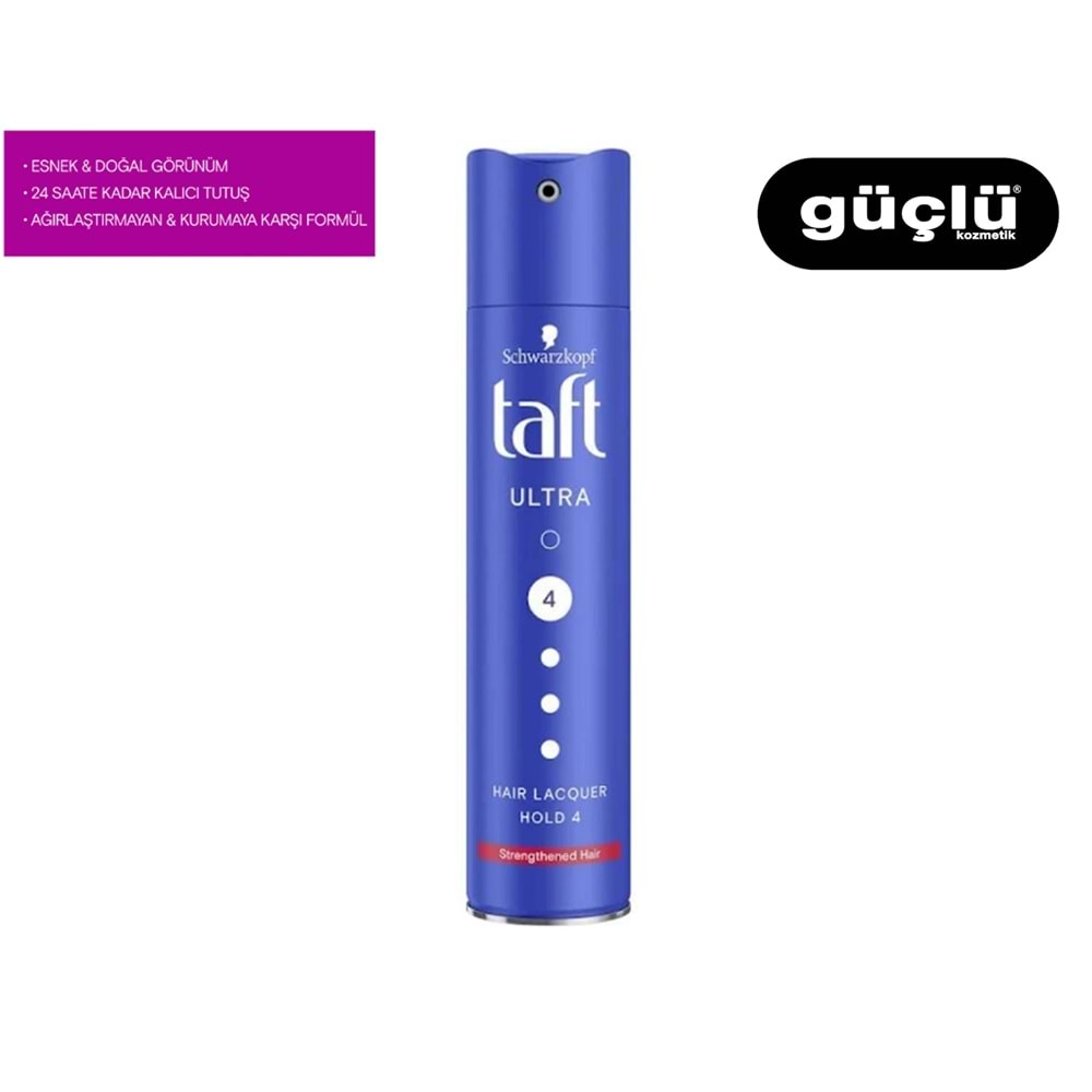 TAFT SAÇ SPREYİ 250ML ULTRA*10LU