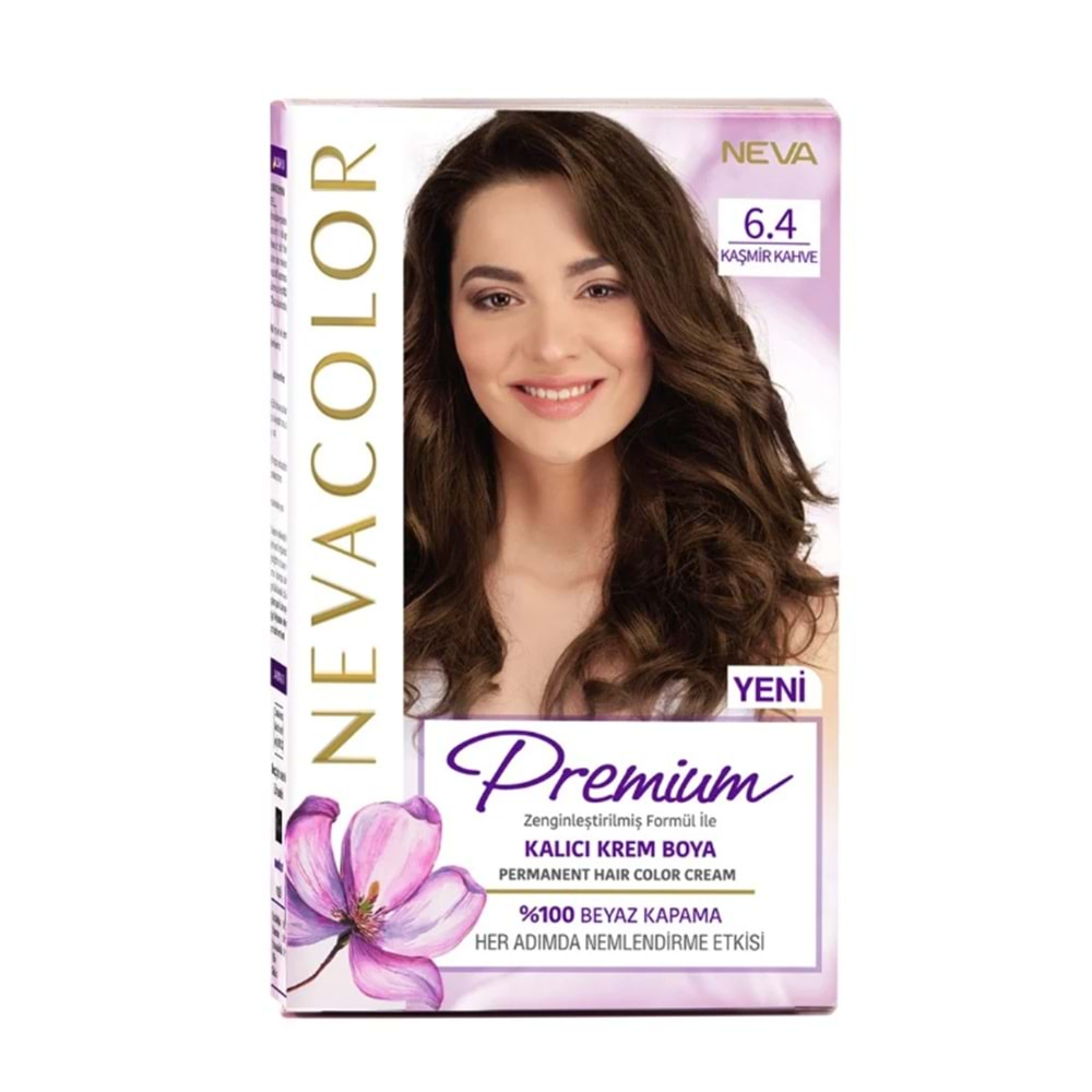 NEVACOLOR PREMİUM SET BOYA 6,4 KAŞMİR KAHVE*24LÜ