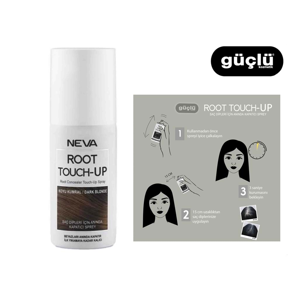 ROOT TOUCH-UP SPREY 75ML KOYU KUMRAL*12Lİ