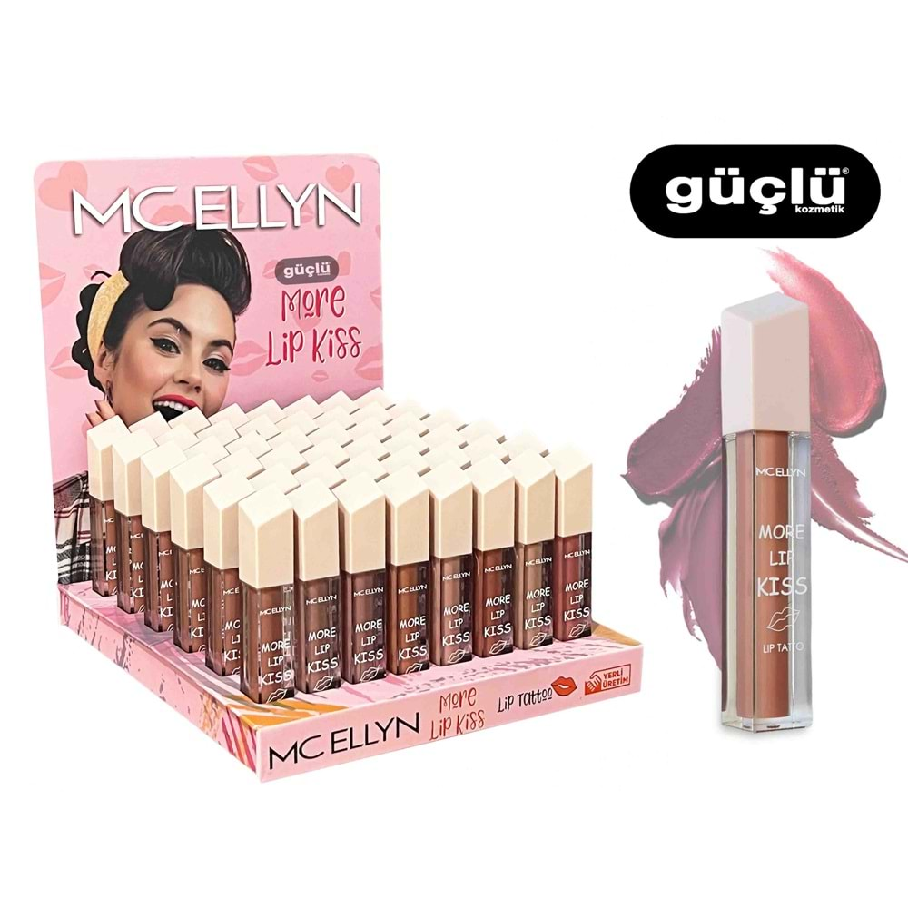 MC ELLYN MORE LIP KISS MAT ISLAK RUJ 6007*48Lİ