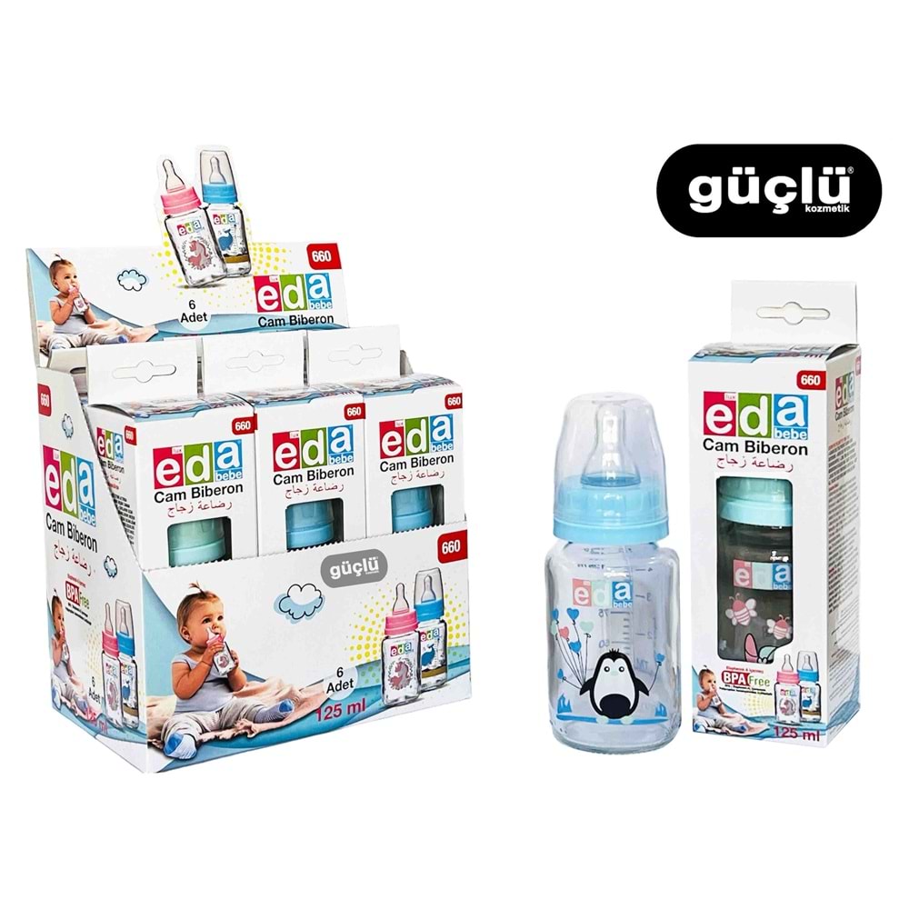 LUX EDA CAM BİBERON 125ML KOD660*6LI