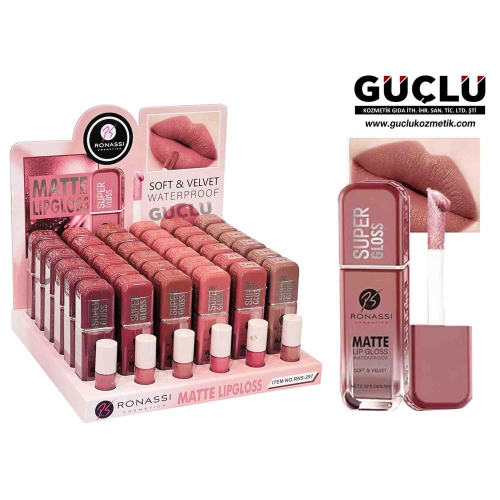 RONASSİ MATTE LİP GLOSS RNS297*36LI