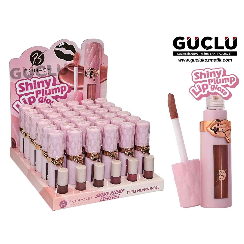 RONASSİ LİP GLOSS SHINY PLUMP RNS298*36LI
