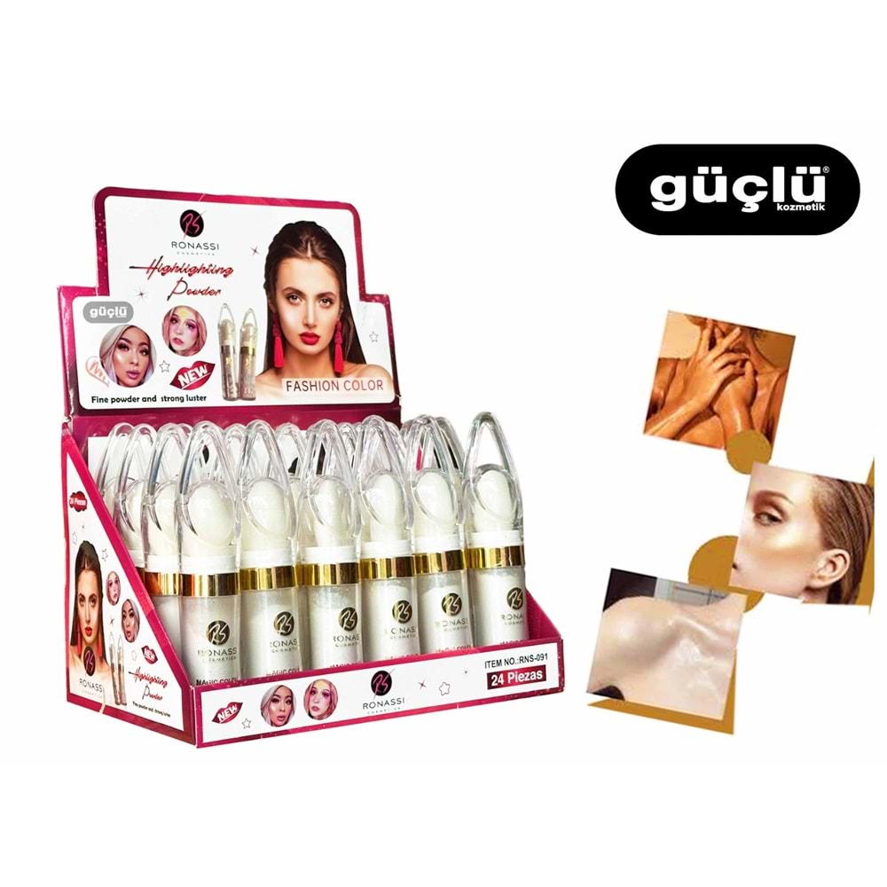 RONASSİ VÜCUT SİMİ HİGHLİGHTİNG POWDER RNS091*24LÜ