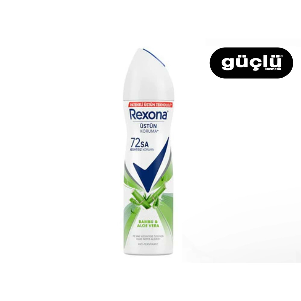 REXONA WOMEN DEO 150ML BAMBU & ALOE VERA*6