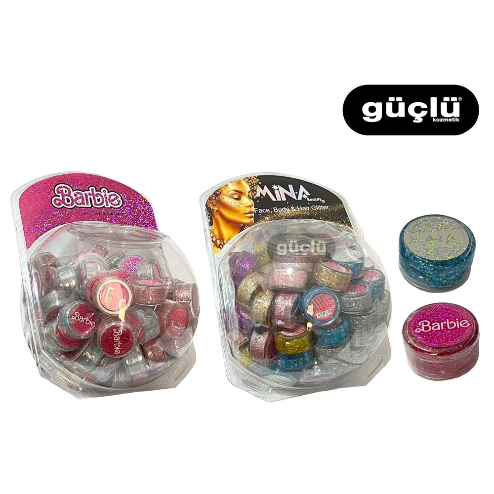 MİNA BEAUTY GLİTER BARBİE 12ML 3457*100LÜ