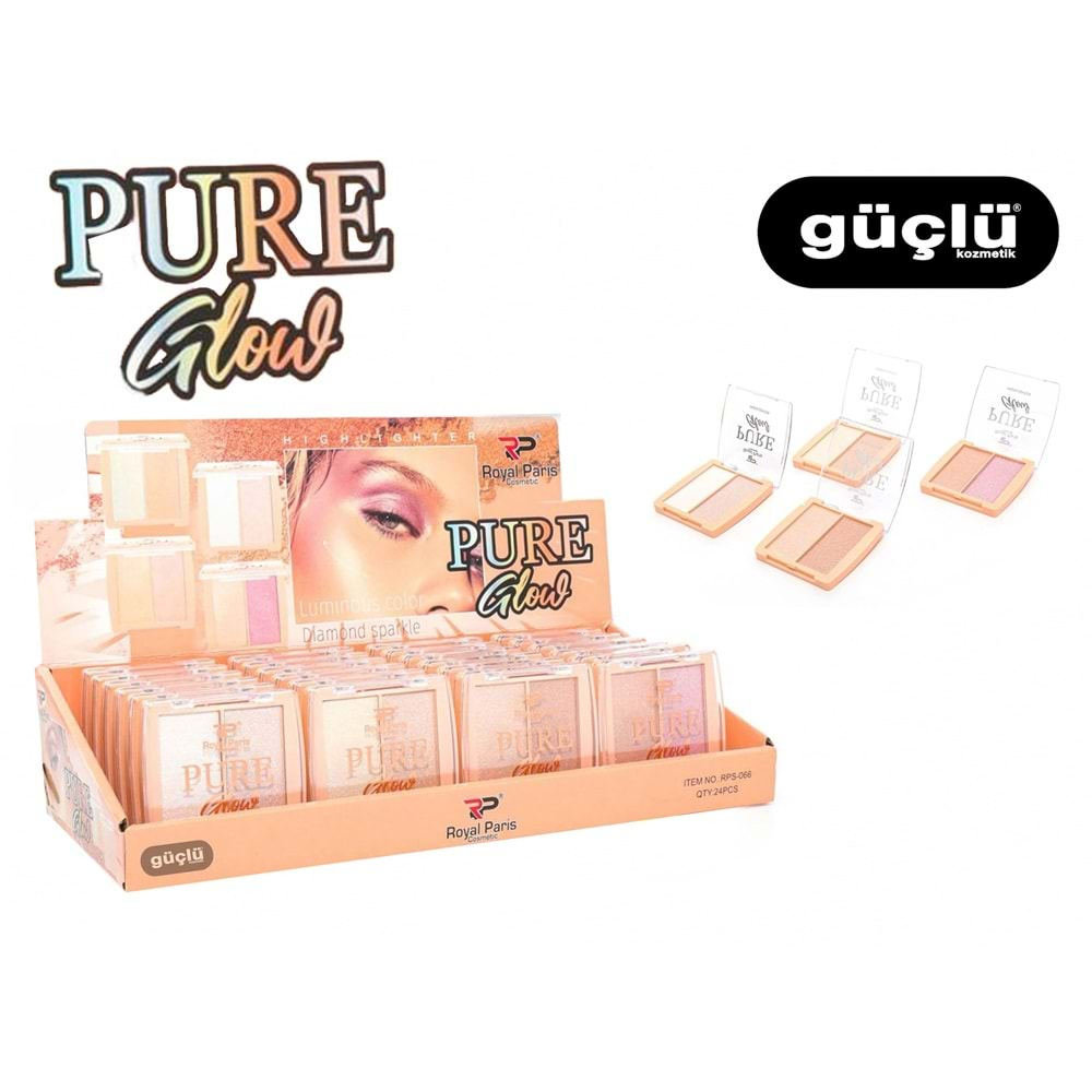 ROYAL P. HIGHLIGHTER PURE GLOW 2Lİ RPS 066*24LÜ