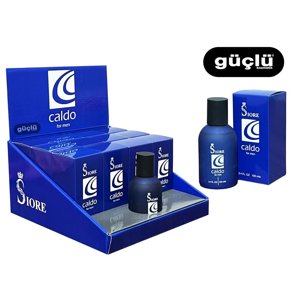 SİORE EDT PARFÜM ERKEK 100ML CALDO*11Lİ