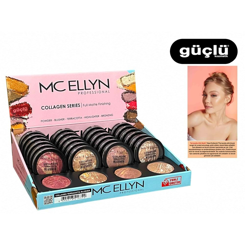 MC ELLYN ALLIK COLLAGEN TERRACOTTA BLUSHER 6342*24LÜ