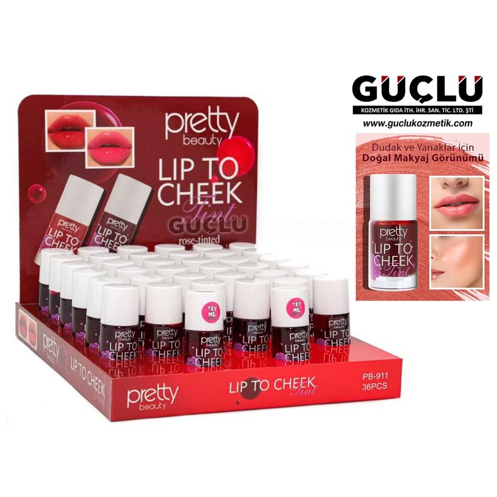 PRETTY B. LİP TO CHEEK TİNT PB911*36LI