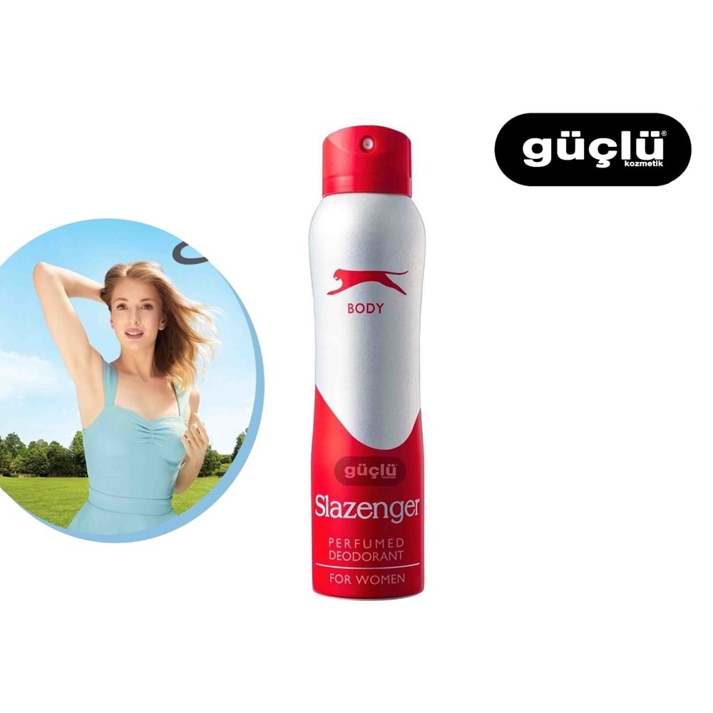 SLAZENGER DEO KADIN 150ML KIRMIZI*6LI