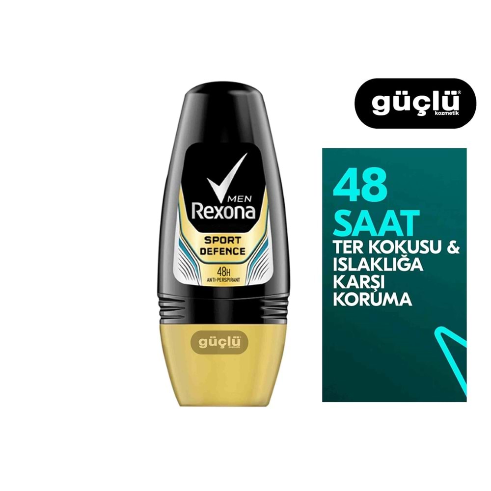 REXONA ROLL-ON MEN 50ML SPORT DEFENCE*6LI