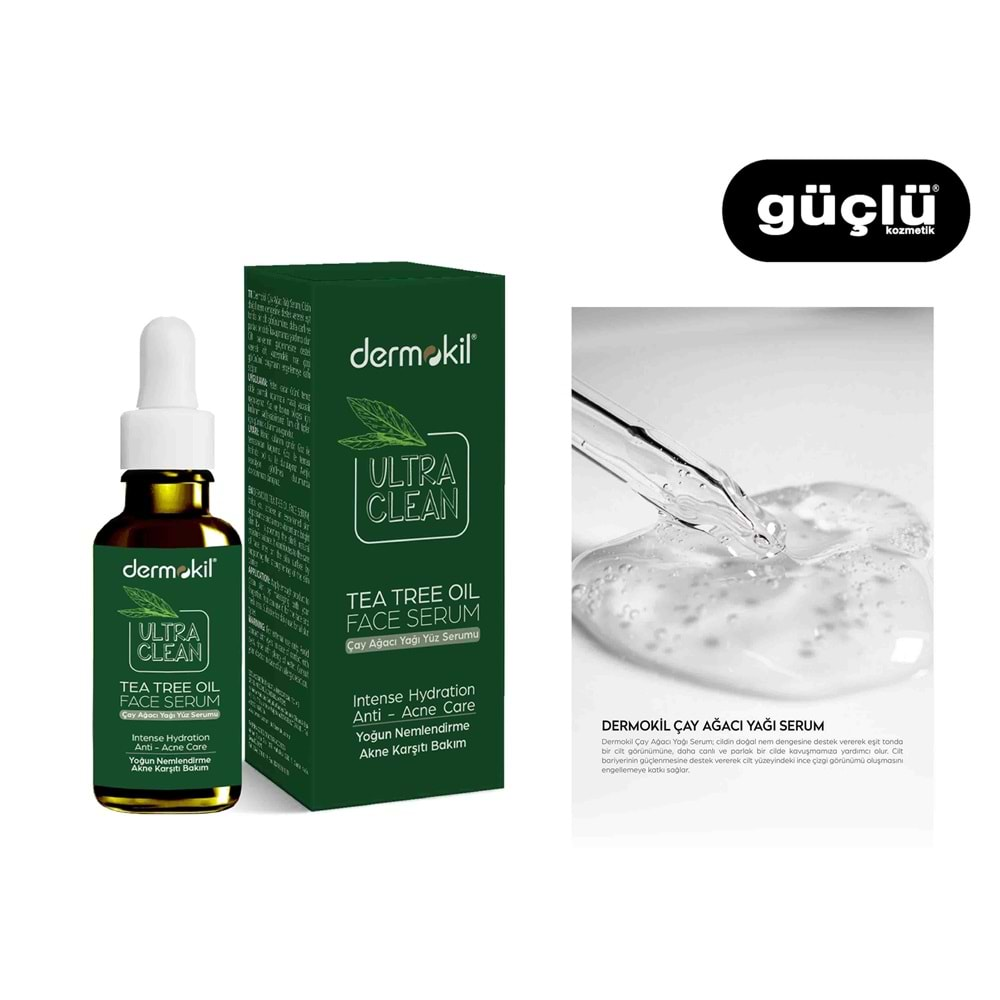 DERMOKİL SERUM 30ML ÇAY AĞ.YAĞI 6663*12Lİ