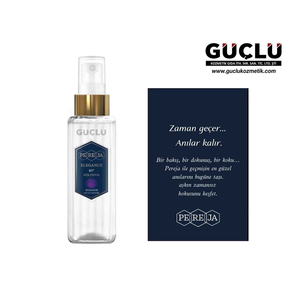 PEREJA KOLONYA 100ML PET SPREY ELEGANS*12Lİ