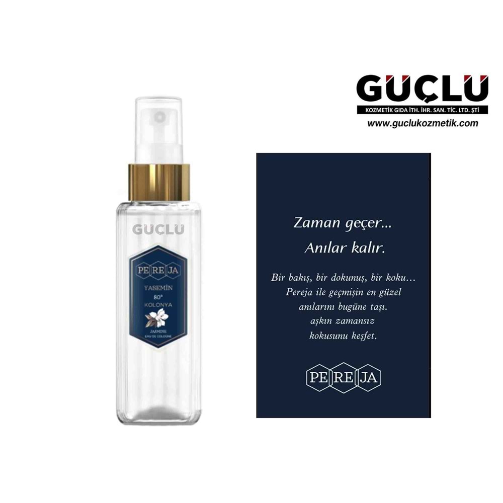 PEREJA KOLONYA 100ML PET SPREY YASEMIN*12Lİ