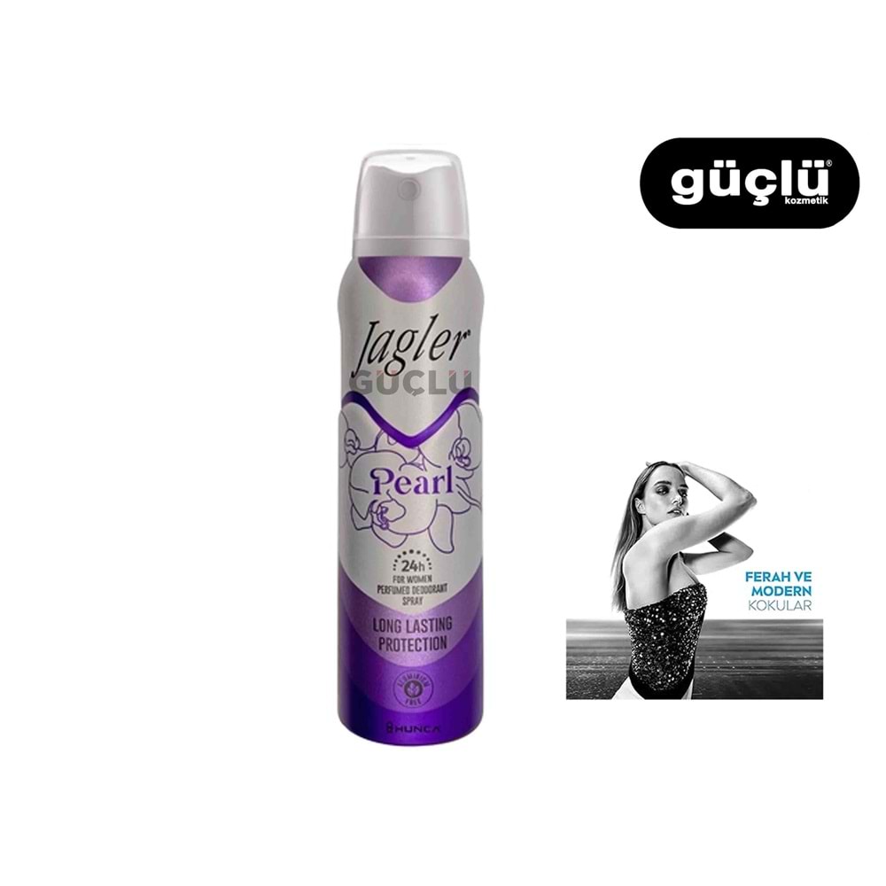 JAGLER DEO 150ML KADIN PEARL (MOR)*6LI