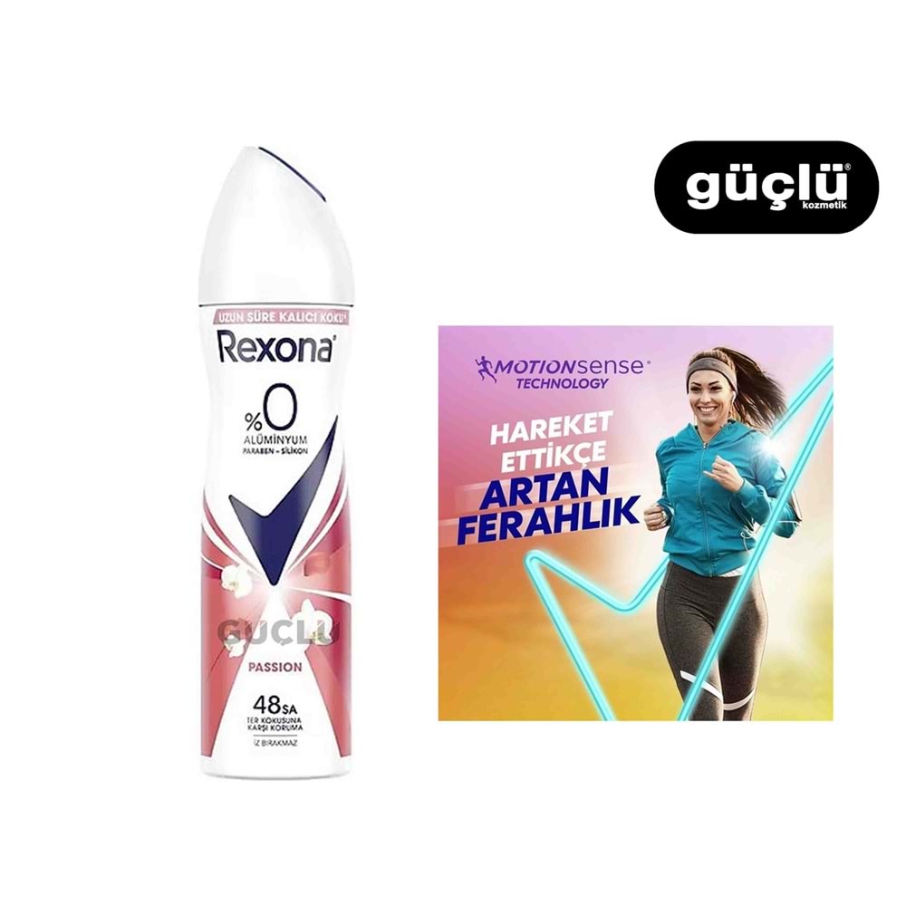 REXONA WOMEN DEO 150ML PASSION*6LI