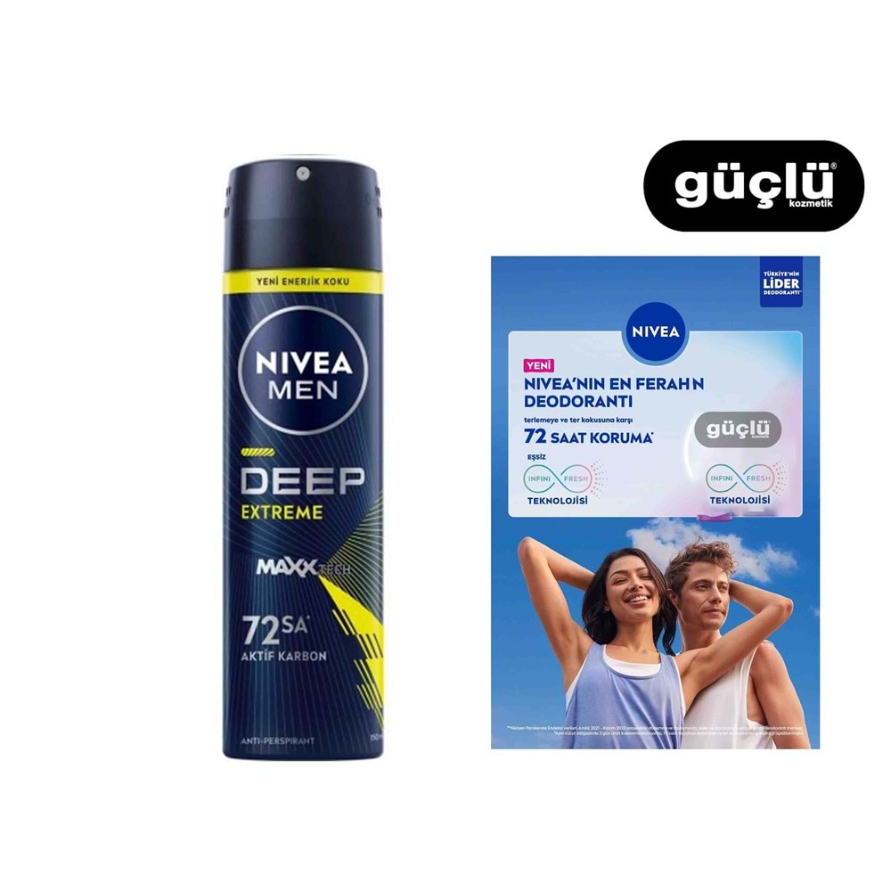 NİVEA DEO ERK 150ML DEEP EXTREME*6LI