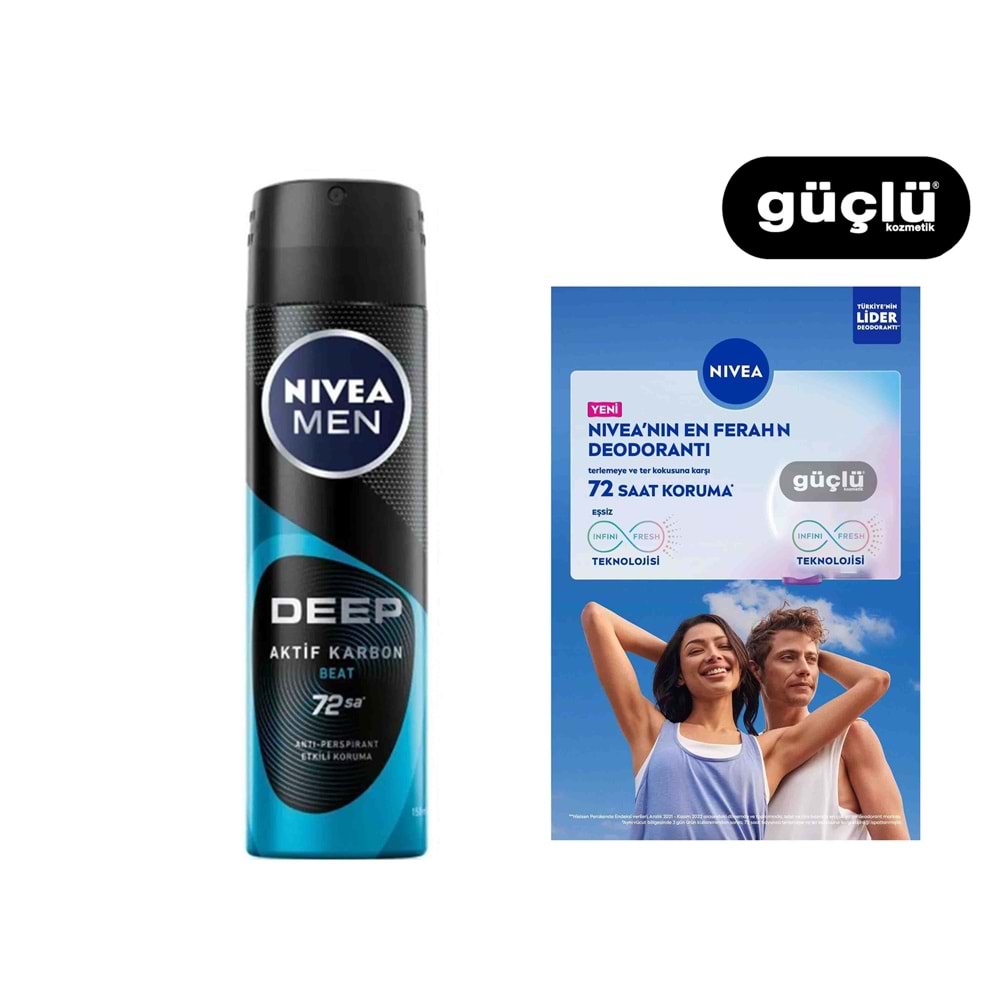 NİVEA DEO ERK 150ML DEEP BEAT*6LI