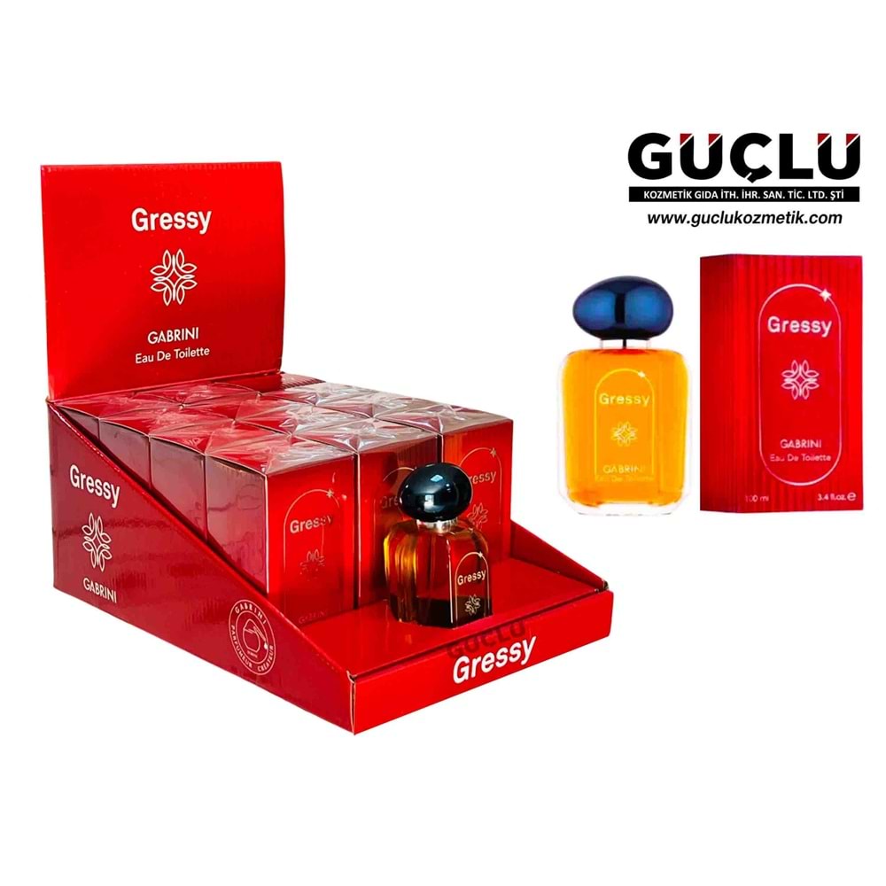 GABRİNİ EDT PARFÜM KADIN 100ML GRESSY 3130*12Lİ