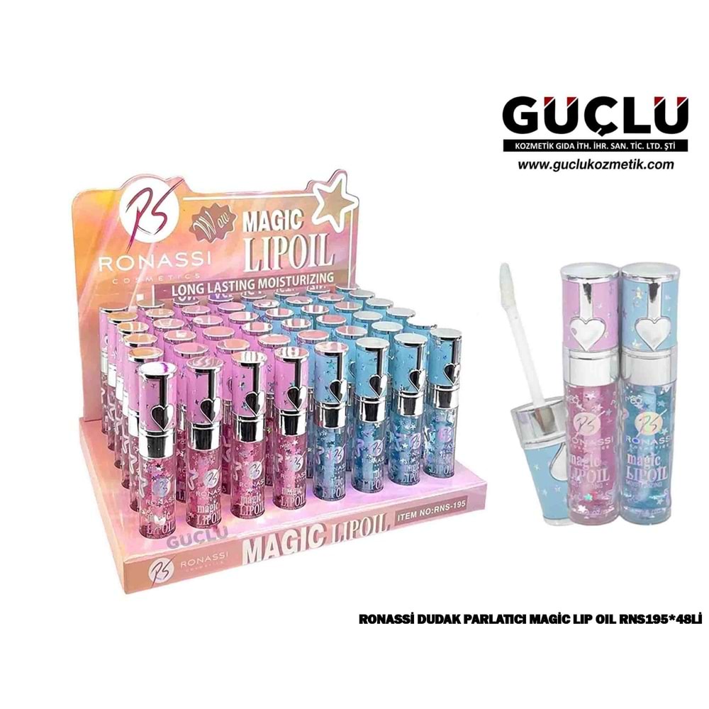 RONASSİ DUDAK PARLATICI MAGİC LIP OIL RNS195*48Lİ
