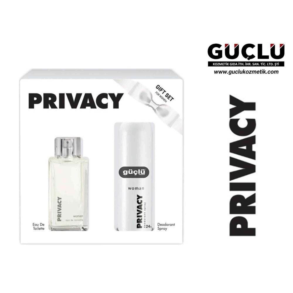 PRIVACY KDN GİF SET PARFÜM EDT 100ML+150ML DEO KLASİK*6LI