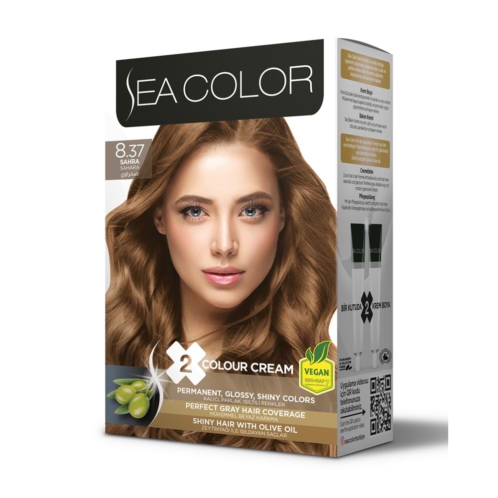 SEA COLOR SAÇ BOYASI 8.37 SAHRA*24LÜ
