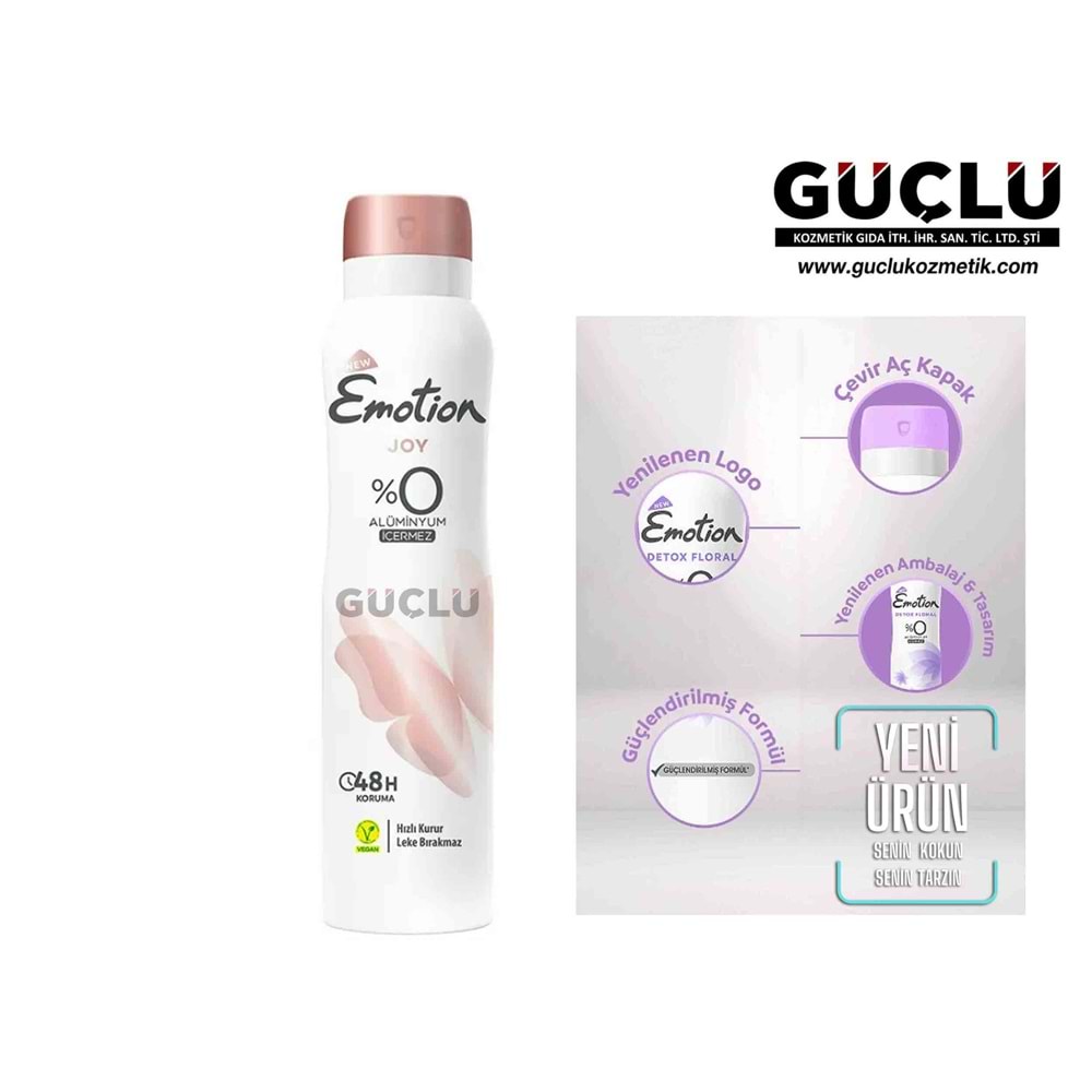 EMOTİON DEO 150ML JOY*6LI