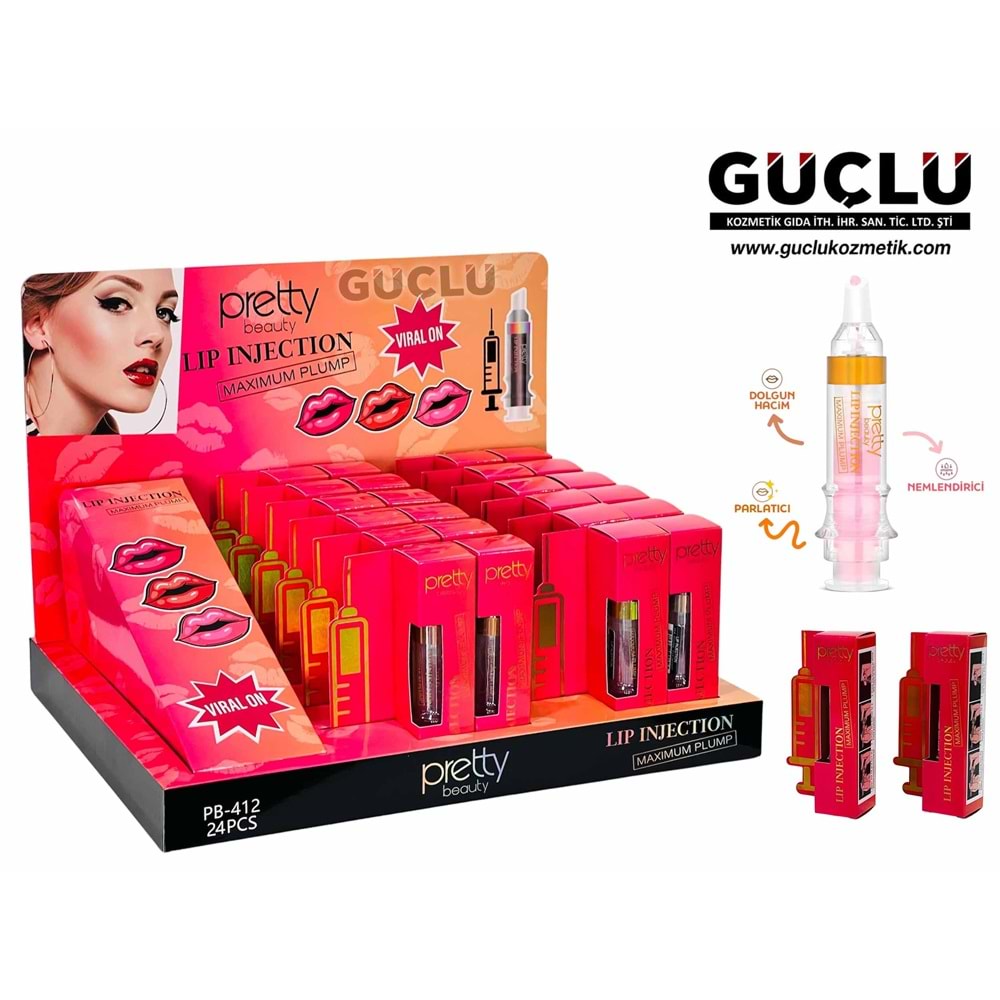 PRETTY B. LIP INJECTION DOLGUNLAŞTIRICI PB412*24LÜ