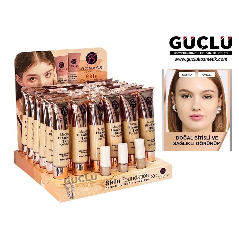 RONASSİ FONDÖTEN TÜP FLAWLESS SKİN RNS226*36LI