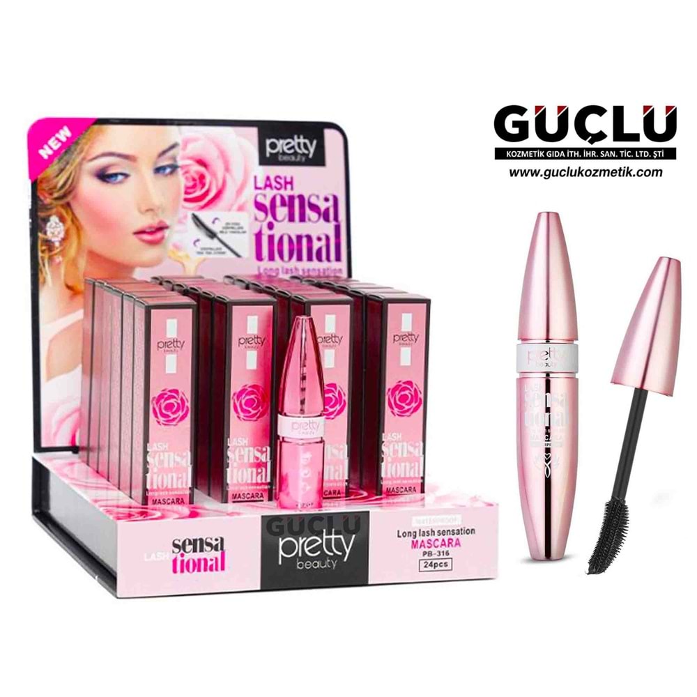 PRETTY B. MASKARA LASH SENSATİONAL PB316*24LÜ