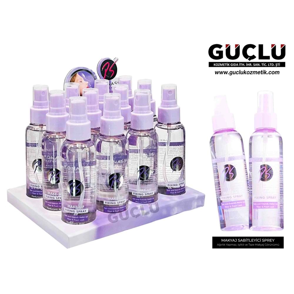 RONASSİ MAKYAJ SABİTLEYİCİ SPREY 120ML RNS260*12Lİ