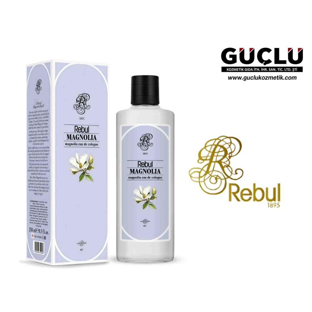 REBUL KOLONYA 250ML 80CC MAGNOLIA*12Lİ
