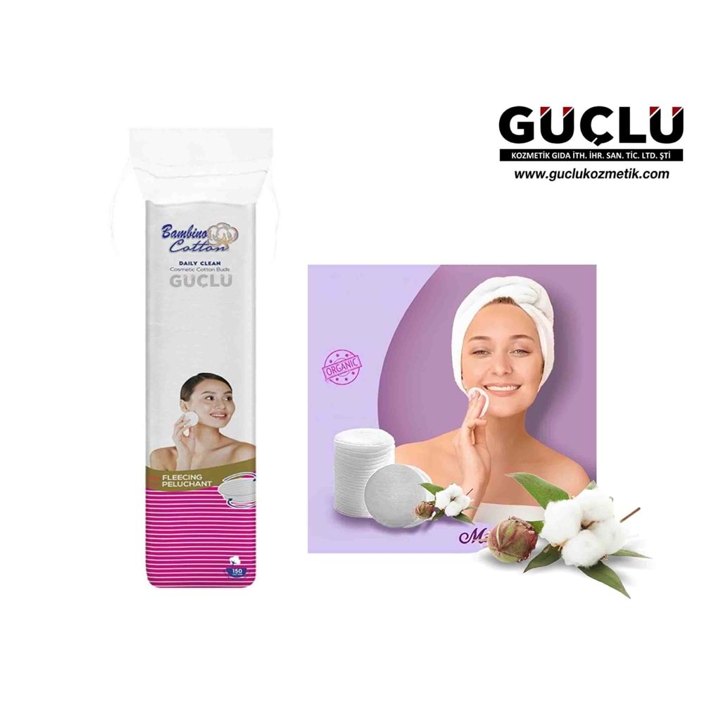 BAMBİNO DİSK MAKYAJ TEM. PAMUĞU 120AD 5883*48Lİ