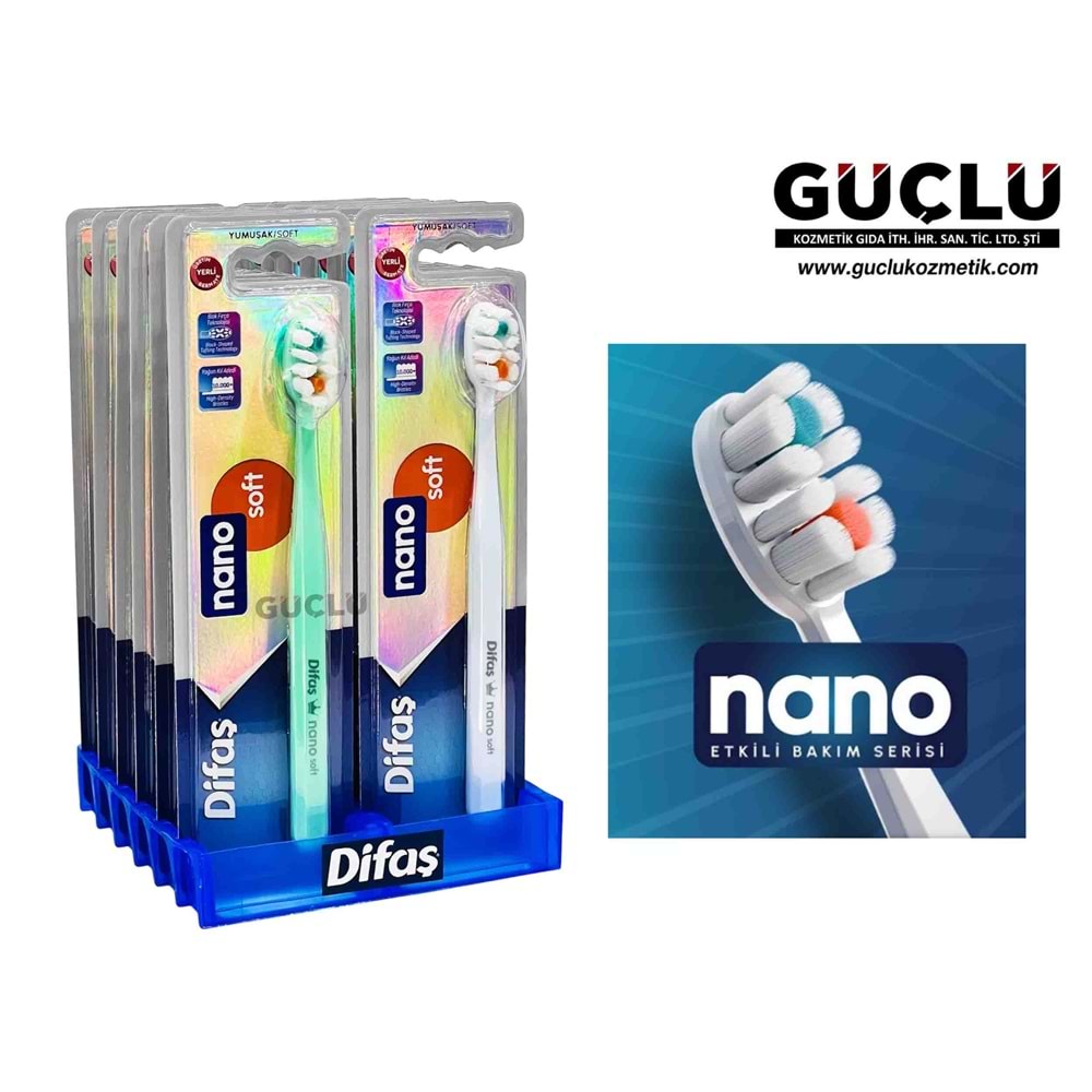 DİFAŞ DİŞ FIRÇASI NANO SOFT 2750*12Lİ