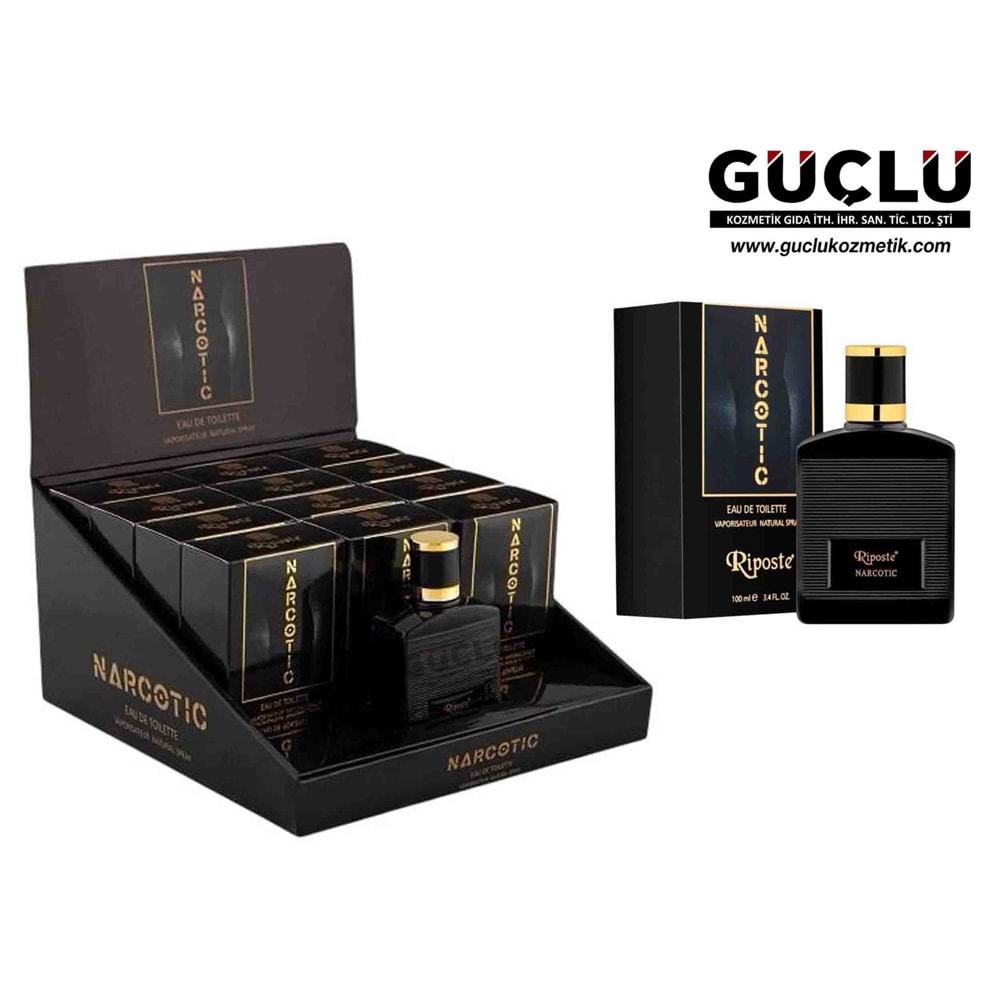 RİPOSTE EDT PARFÜM ERKEK 100ML NARCOTİC*12Lİ