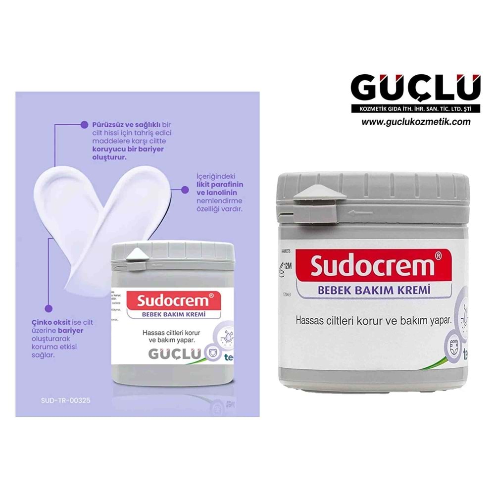 SUDOCREM BEBEK BAKIM KREMİ 250GR 5679*12Lİ