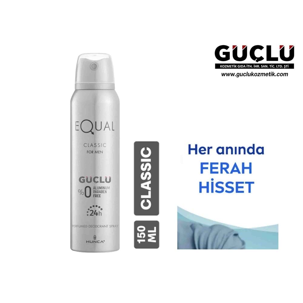 EQUAL DEO 150ML ERKEK KLASİK*6LI