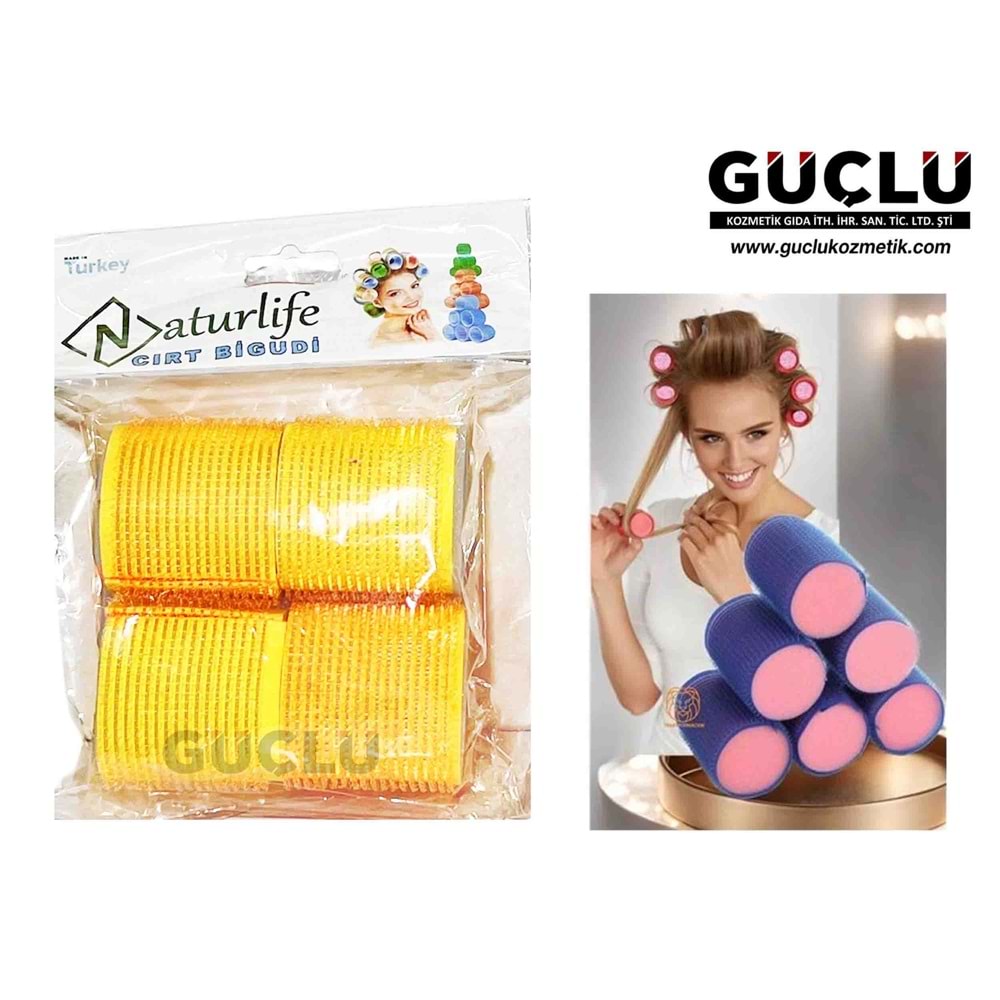LİNPOOX NATURLİFE SÜNGER BİGUDİ 4LÜ CIRT CIRTLI ORTA AY8120*6LI