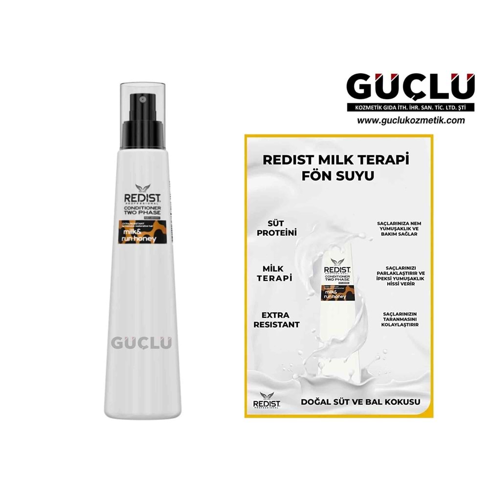 REDİST FÖN SUYU 225ML MİLK & RUN HONEY 6133*12Lİ